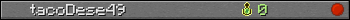 tacoDese49 userbar 350x20