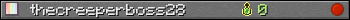 thecreeperboss28 userbar 350x20