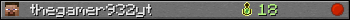 thegamer932yt userbar 350x20