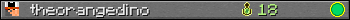 theorangedino userbar 350x20