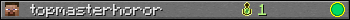 topmasterhoror userbar 350x20