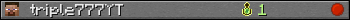 triple777YT userbar 350x20