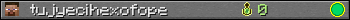 tujyecihexofope userbar 350x20