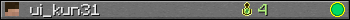 Benutzerleisten 350x20 für ui_kun31