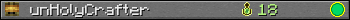 unHolyCrafter userbar 350x20