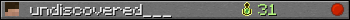 undiscovered___ userbar 350x20