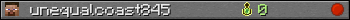 unequalcoast845 userbar 350x20