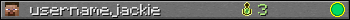 usernamejackie userbar 350x20