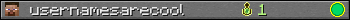 Юзербар 350x20 для usernamesarecool