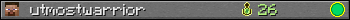 utmostwarrior userbar 350x20