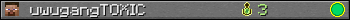 uwugangTOXIC userbar 350x20