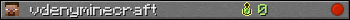 vdenyminecraft userbar 350x20