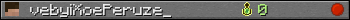 vebyiXoePeruze_ userbar 350x20