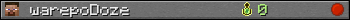 warepoDoze userbar 350x20