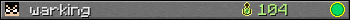 warking userbar 350x20