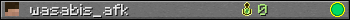 wasabis_afk userbar 350x20