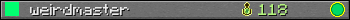 weirdmaster userbar 350x20