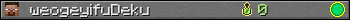 weogeyifuDeku userbar 350x20