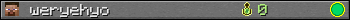 weryehyo userbar 350x20