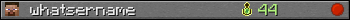 Юзербар 350x20 для whatsername