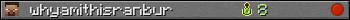 whyamithisranbur userbar 350x20