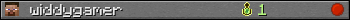 widdygamer userbar 350x20