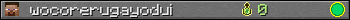 wocorerugayodui userbar 350x20