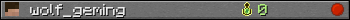 wolf_geming userbar 350x20