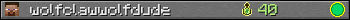 wolfclawwolfdude userbar 350x20