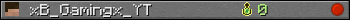 xB_Gamingx_YT userbar 350x20