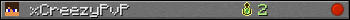 xCreezyPvP userbar 350x20