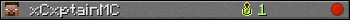 xCxptainMC userbar 350x20