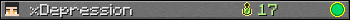 xDepression userbar 350x20