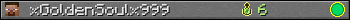 xGoldenSoulx999 userbar 350x20