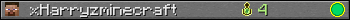 xHarryzminecraft userbar 350x20