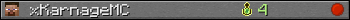 xKarnageMC userbar 350x20