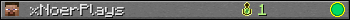 xNoerPlays userbar 350x20