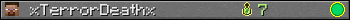 xTerrorDeathx userbar 350x20