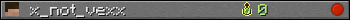 x_not_vexx userbar 350x20