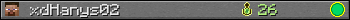 xdHanys02 userbar 350x20