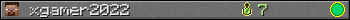 xgamer2022 userbar 350x20