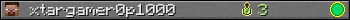 xtargamer0p1000 userbar 350x20