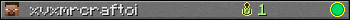 xvxmrcraftoi userbar 350x20