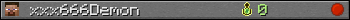 xxx666Demon userbar 350x20