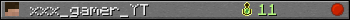 xxx_gamer_YT userbar 350x20