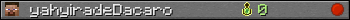 yahyiradeDacaro userbar 350x20