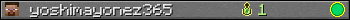 yoshimayonez365 userbar 350x20