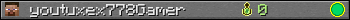 youtuxex778Gamer userbar 350x20