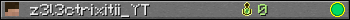 z3l3ctrixitii_YT userbar 350x20