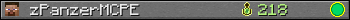 zPanzerMCPE userbar 350x20